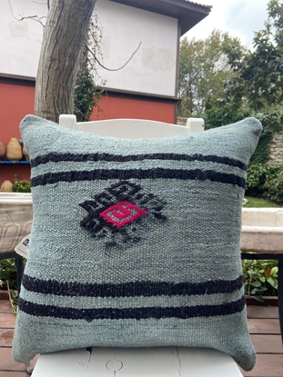 Picture of VINTAGE HAND MADE HEMP PILLOW