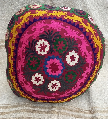 Picture of Vintage Suzani Pouf